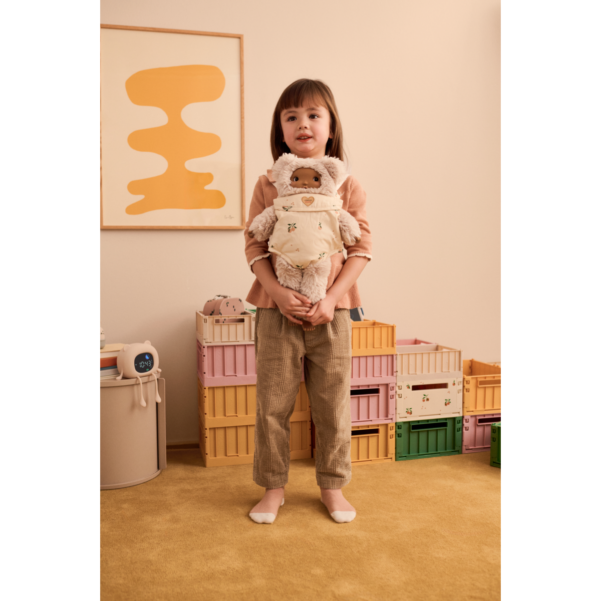 ELEANOR Doll Carrier - Mini Me Peach / Seashell