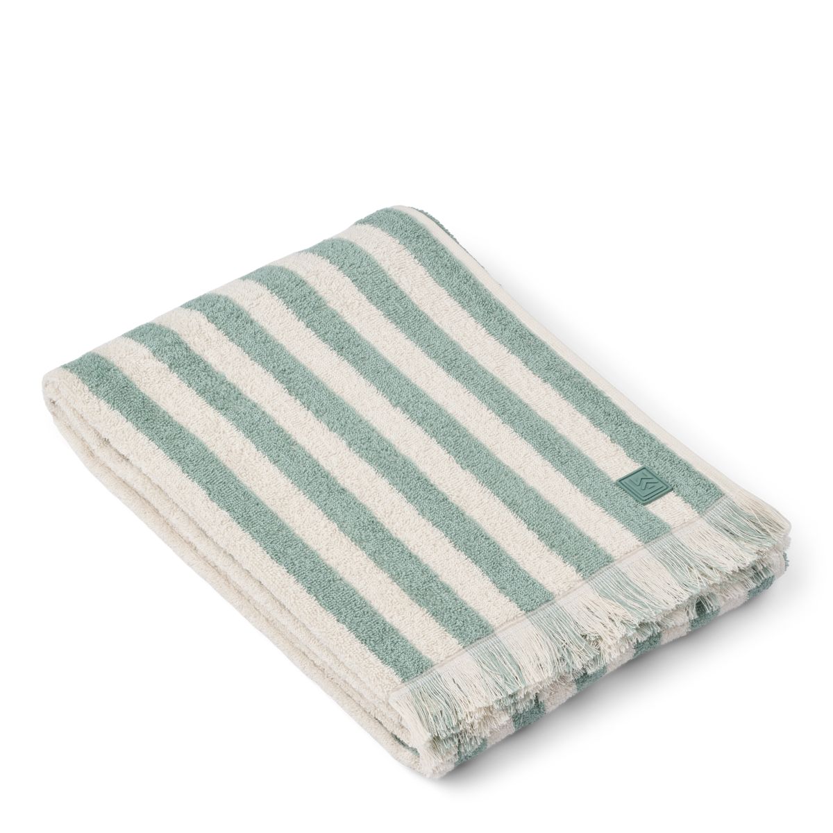 Summer beach towel - Peppermint / creme de la creme