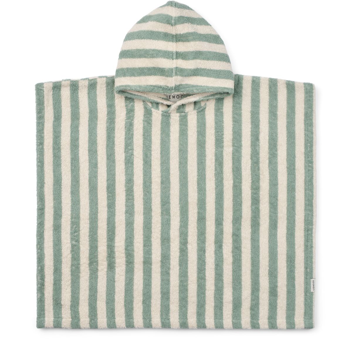Liewood Koi Terry Poncho - Peppermint / creme de la creme - BATHROBE / PONCHO