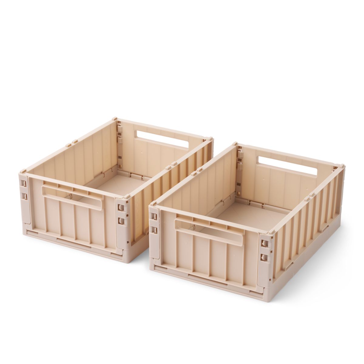 Liewood Weston Medium Storage Box 2-Pack - Sandy - STORAGE BOX