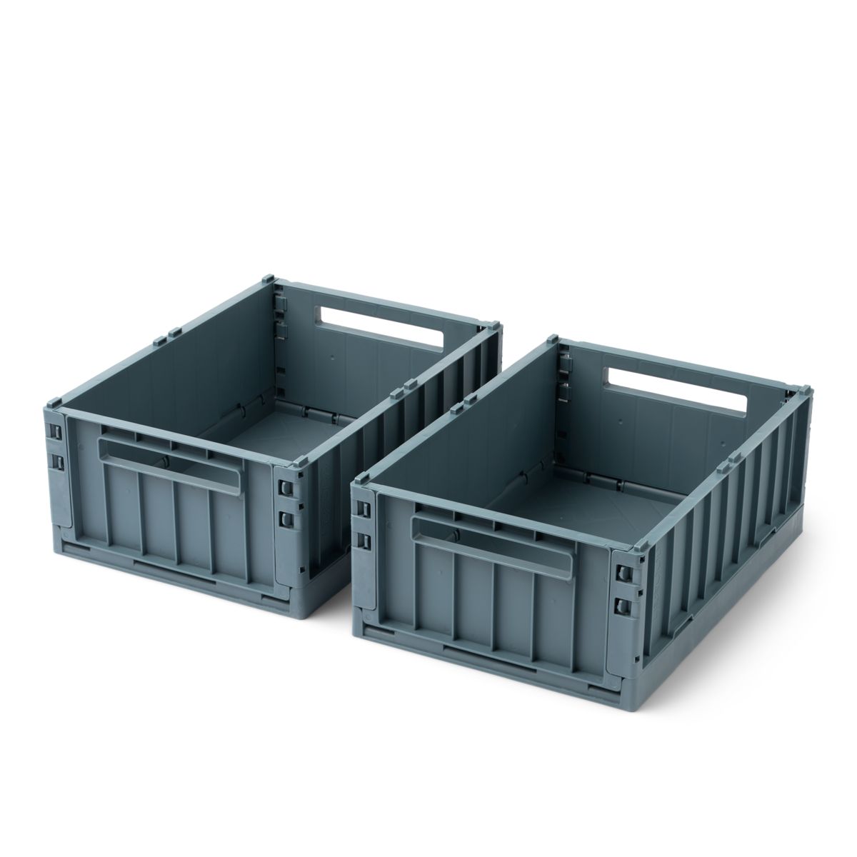 Liewood WESTON Medium Storage Box 2-Pack - Whale blue - STORAGE BOX