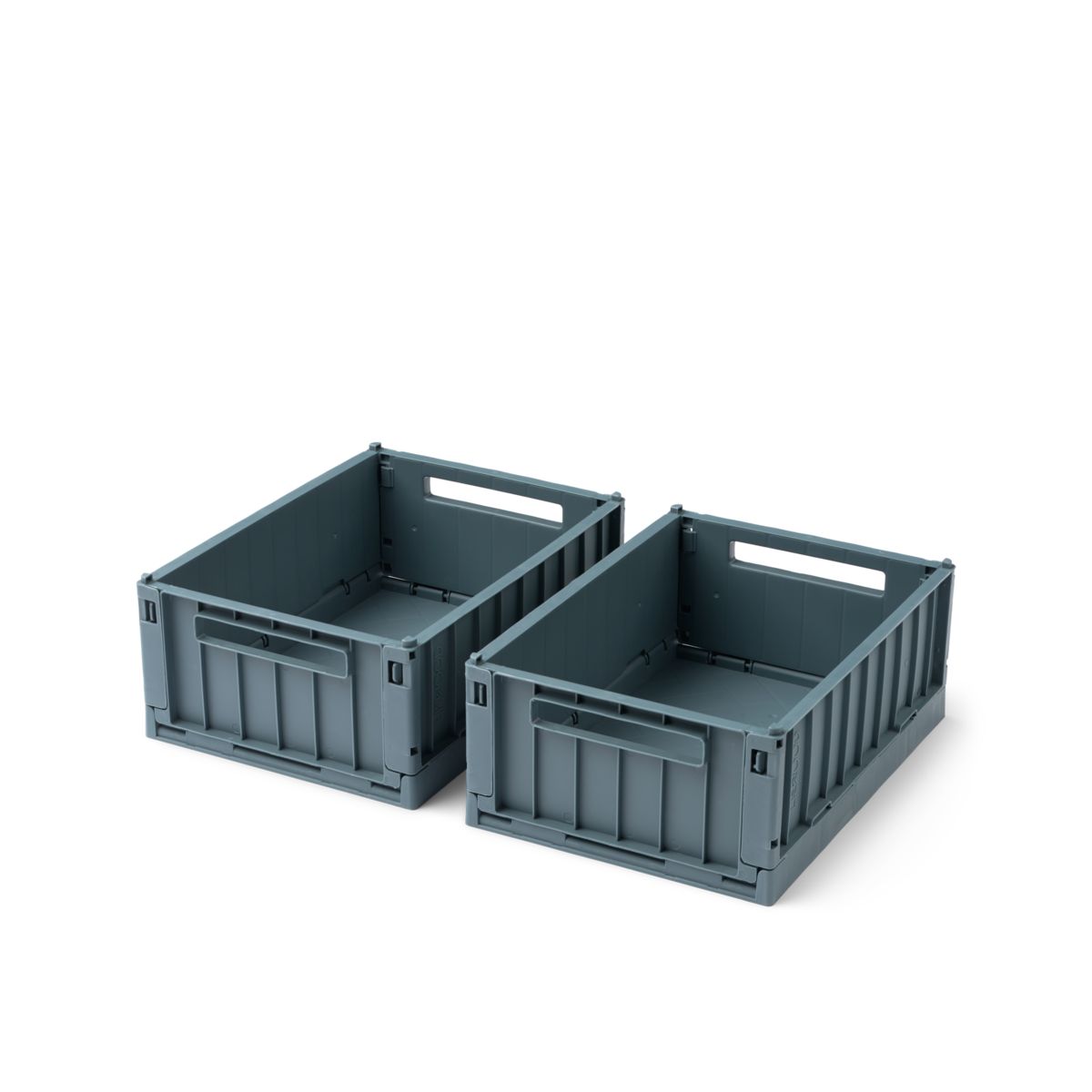 Liewood Weston Small Storage Box 2-Pack - Whale blue - STORAGE BOX