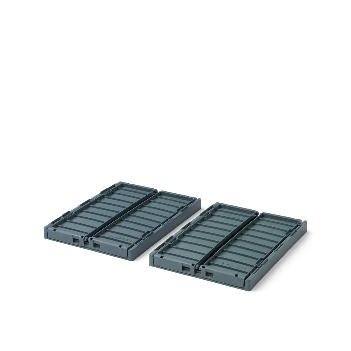 Liewood WESTON Small Storage Box 2-Pack - Whale blue - STORAGE BOX