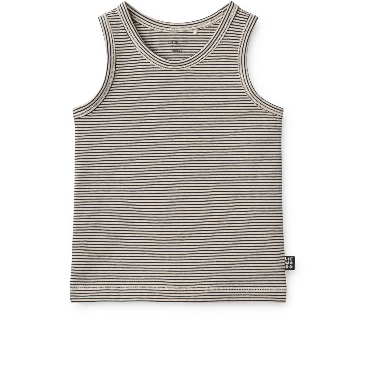 Liewood Faris Tank Top 2-pack - Stripe /Crisp white mix - TANK TOP
