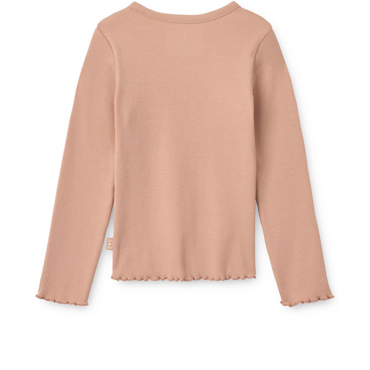 Liewood Nieve Long-sleeve Rib T-shirt - Pale tuscany - TSHIRT