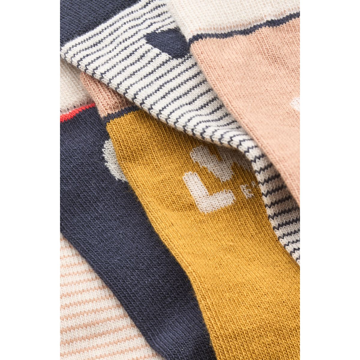 Liewood Silas Socks 5-Pack - Pale tuscany mix - SOCKS/STOCKINGS
