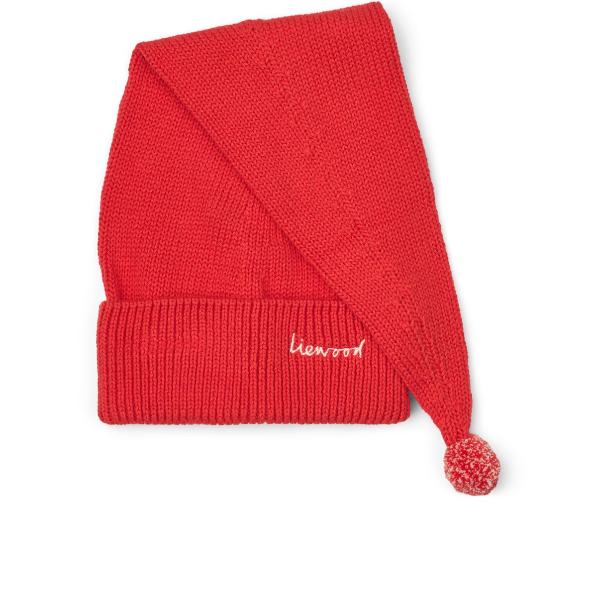 Liewood ALF Christmas Hat with Embroidery - Apple red - HATS/CAP