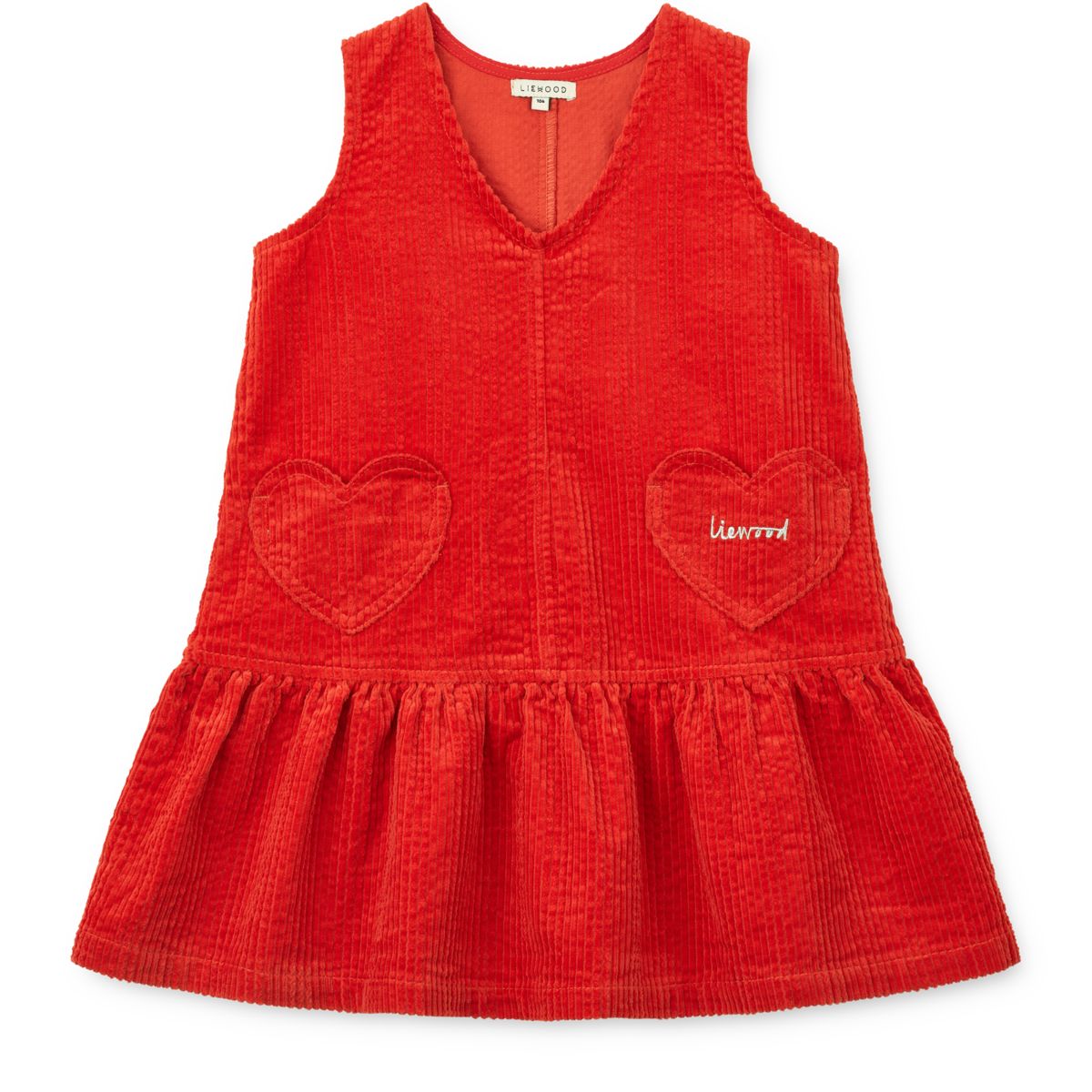 Liewood ARABELLA Corduroy Dress - Apple red - DRESS