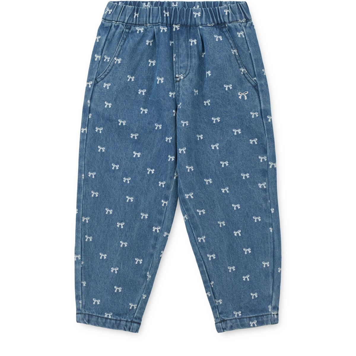 Liewood BORRIS Printed Denim Trousers - Bow / Denim - PANTS