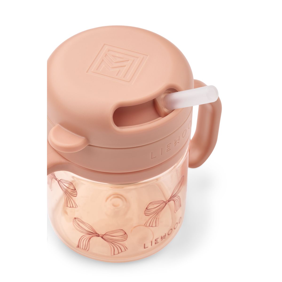 Liewood KAI tritan straw cup - Bows / Pale tuscany - CUP