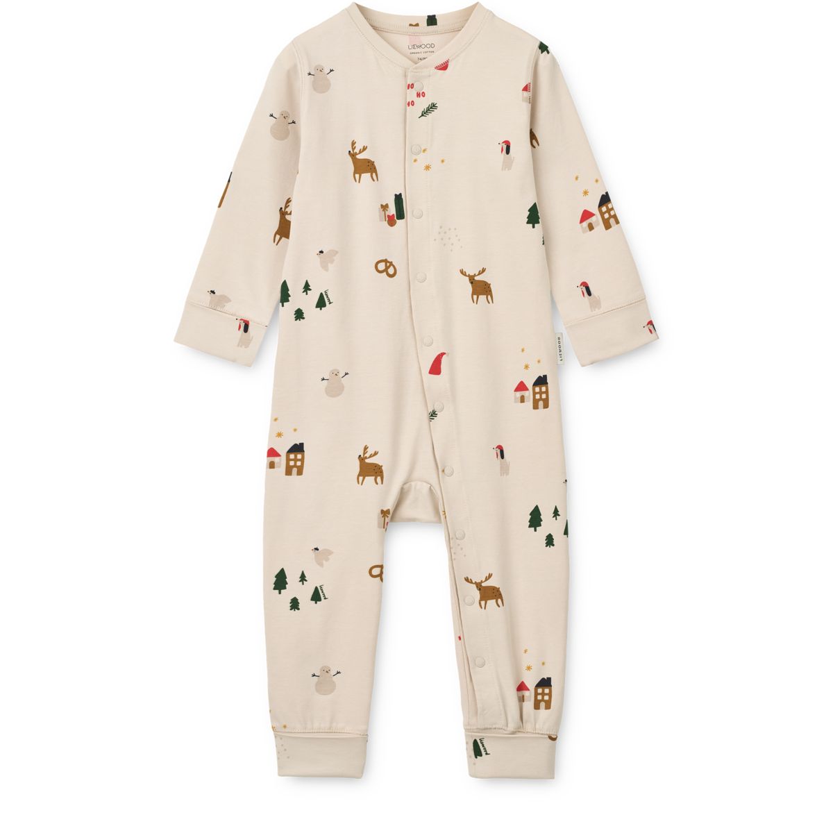 Liewood BIRK Grow Pyjamas Jumpsuit - Holiday / Sandy - PYJAMAS JUMPSUIT
