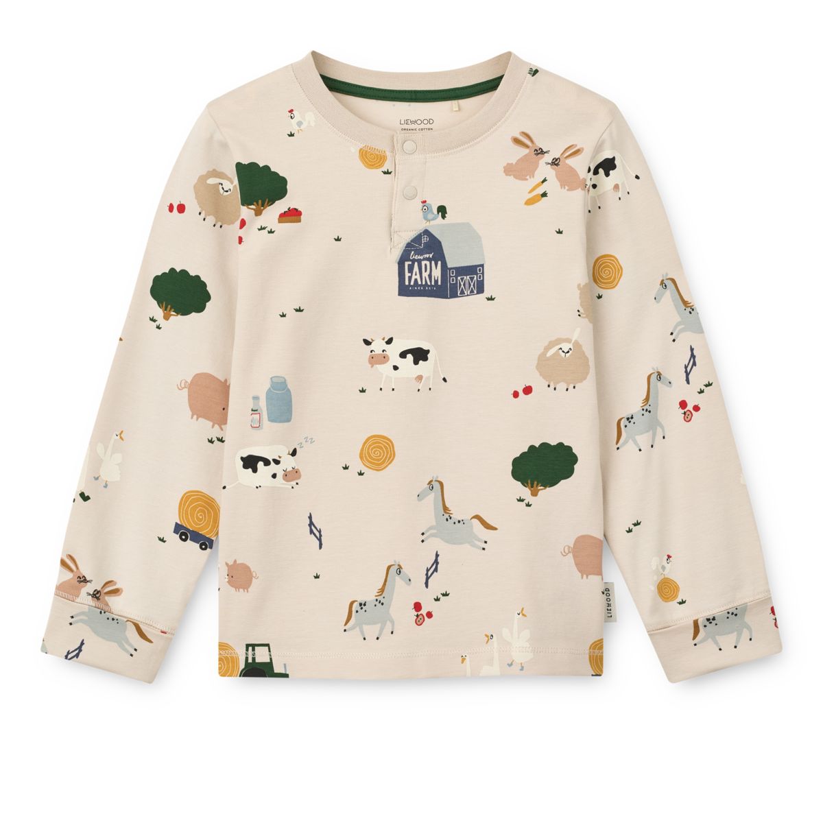 Liewood WILHELM Grow Pyjamas Set - Farmlife / Sandy - PYJAMAS SET