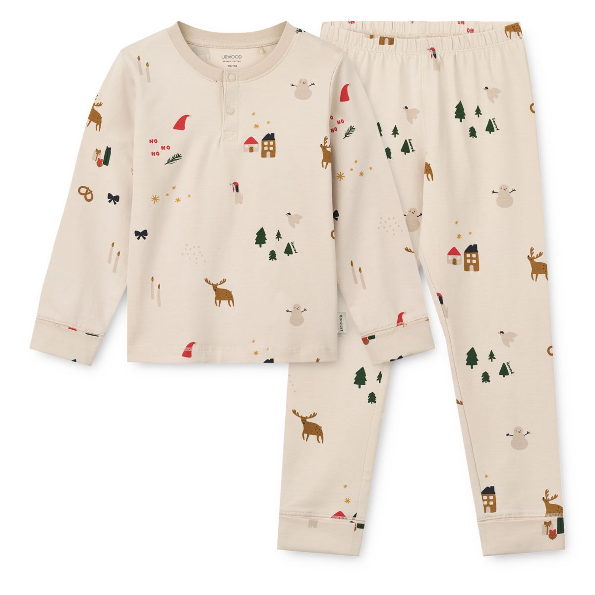Liewood WILHELM Grow Pyjamas Set - Holiday / Sandy - PYJAMAS SET
