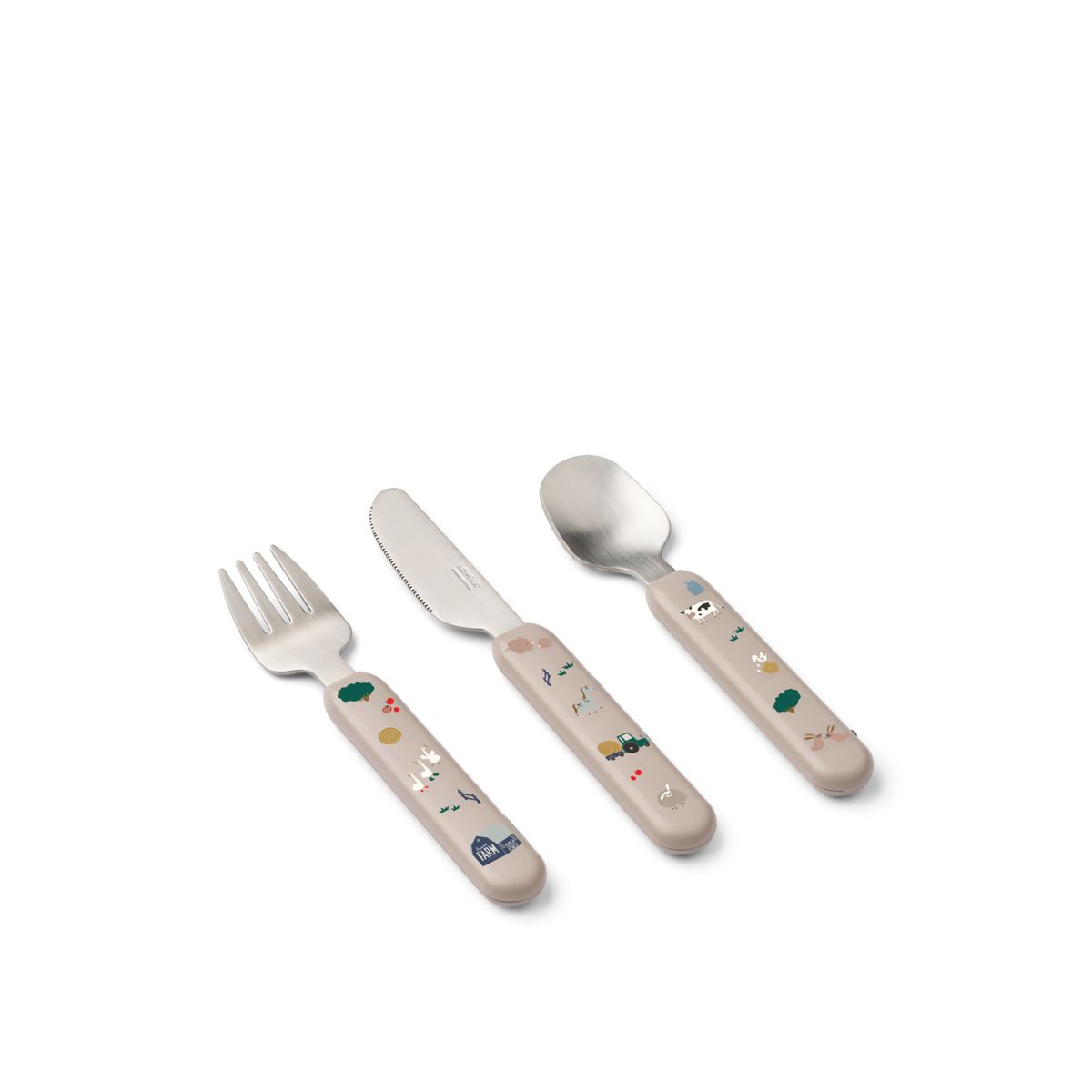 Liewood ADRIANA Cutlery Set - Farmlife / Sandy - CUTLERY