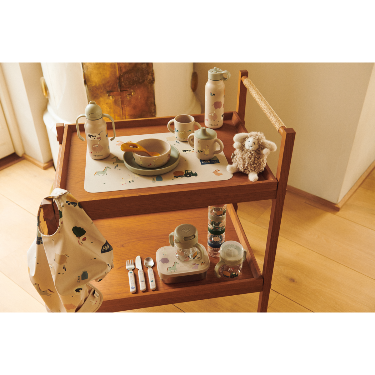 Liewood ARTHUR Steel Lunchbox - Farmlife / Sandy - LUNCHBOX