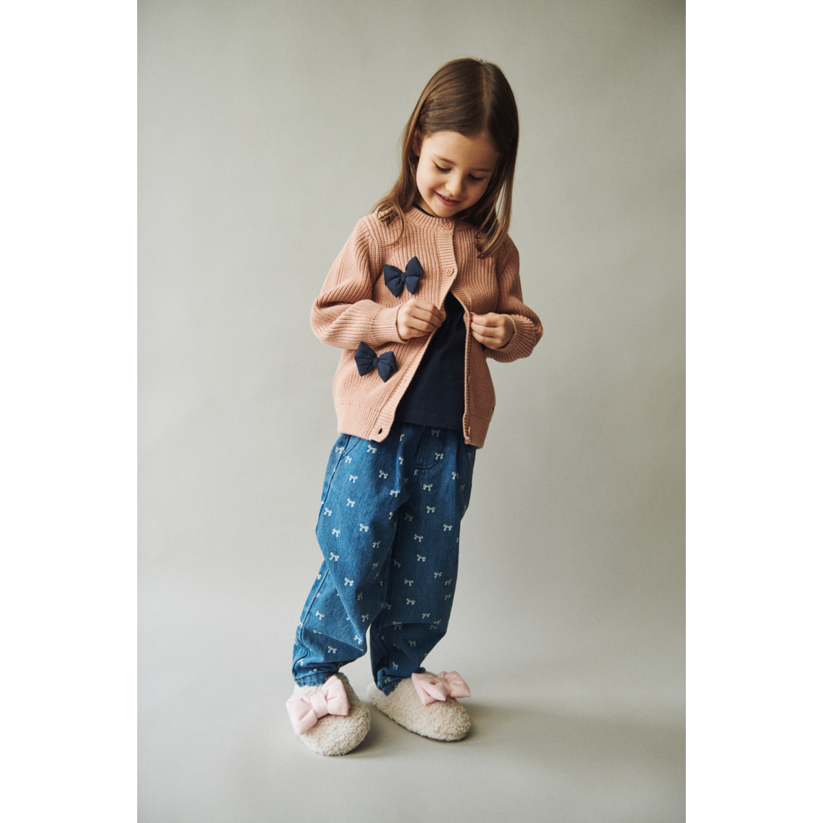 Liewood BORRIS Printed Denim Trousers - Bow / Denim - PANTS