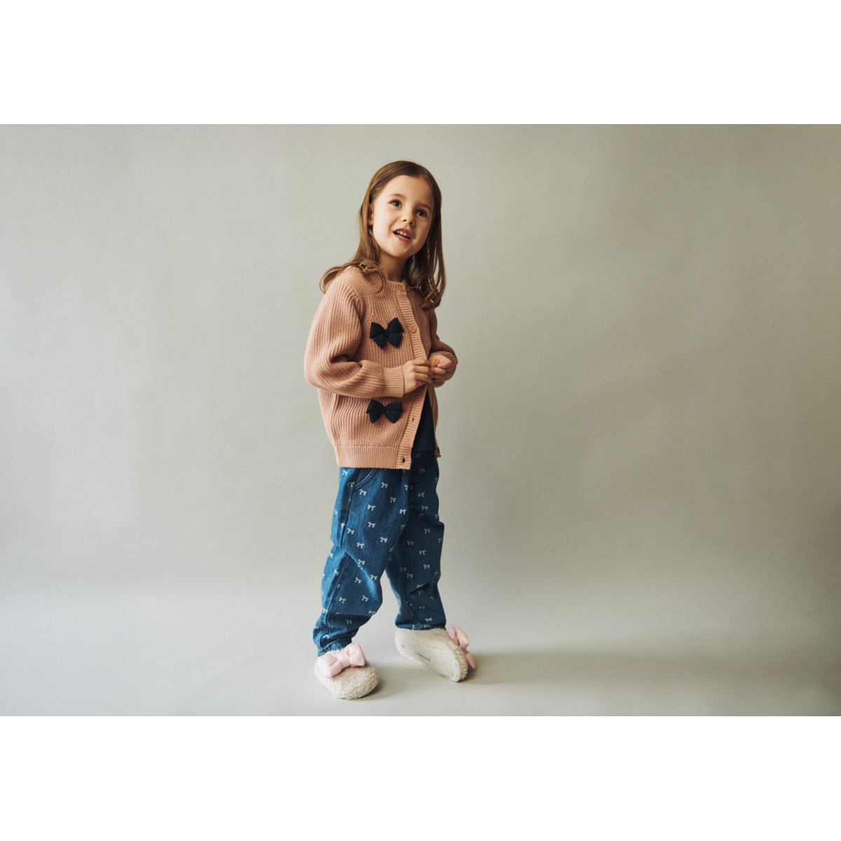 Liewood BORRIS Printed Denim Trousers - Bow / Denim - PANTS
