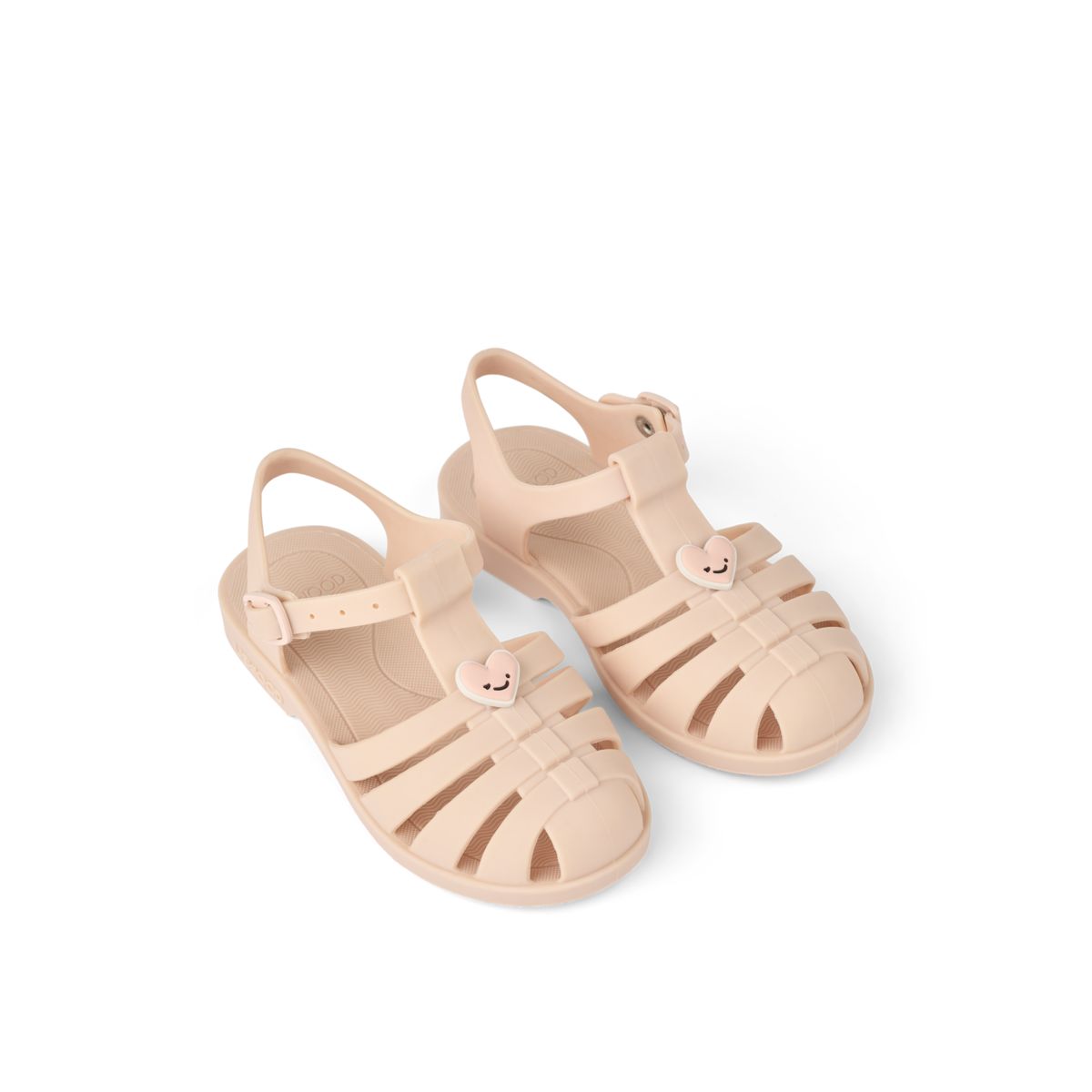 Liewood Bre Beach Sandals with Charms - Sweethearts / Sorbet rose - BEACH SANDALS