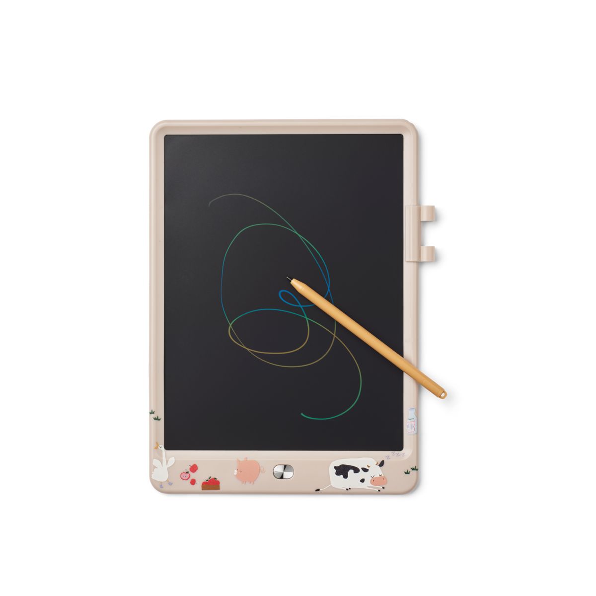 Liewood ZORA LCD Drawing Board 10 inches - Farmlife / Sandy - CREATIVE TOYS