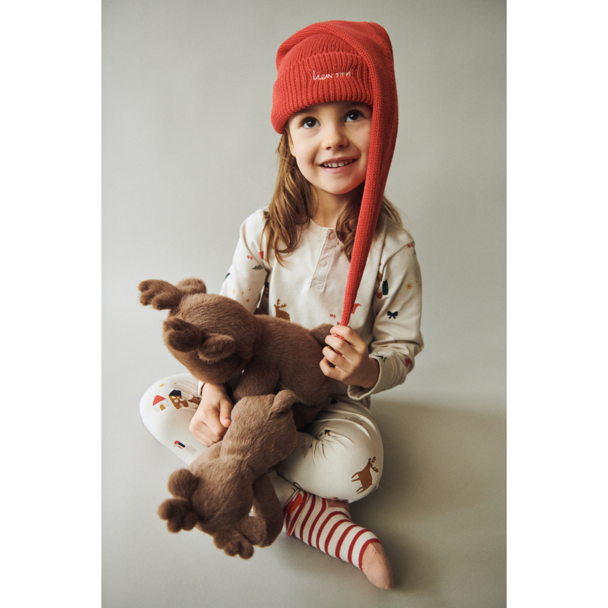 Liewood BINNIE Reindeer Plush Teddy - Pecan - TEDDY