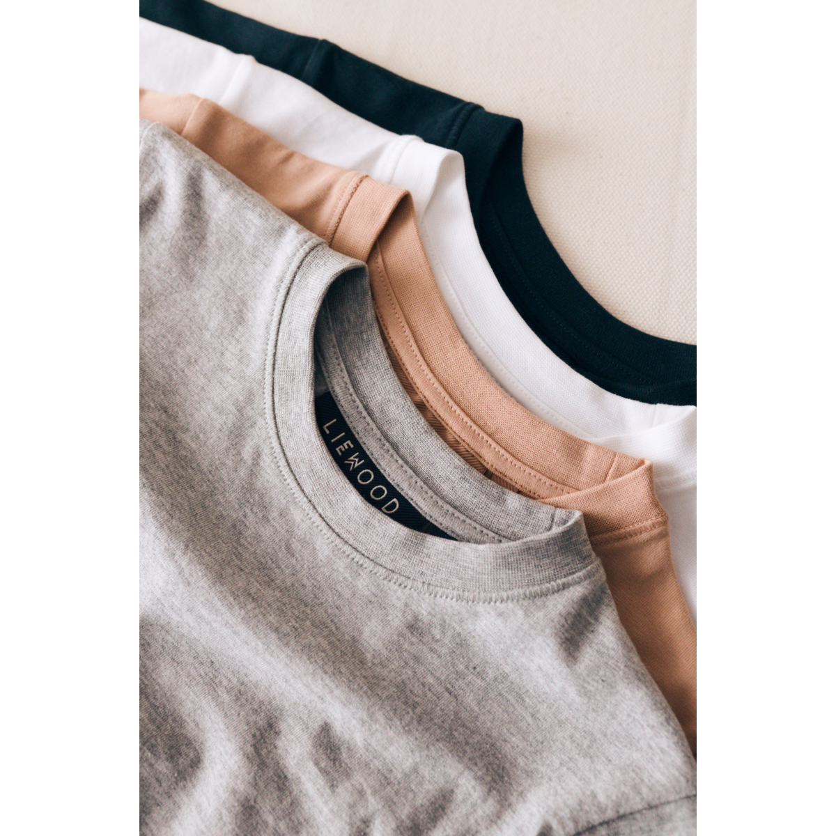 Liewood Francis Short-Sleeve T-shirt - Grey melange - TSHIRT