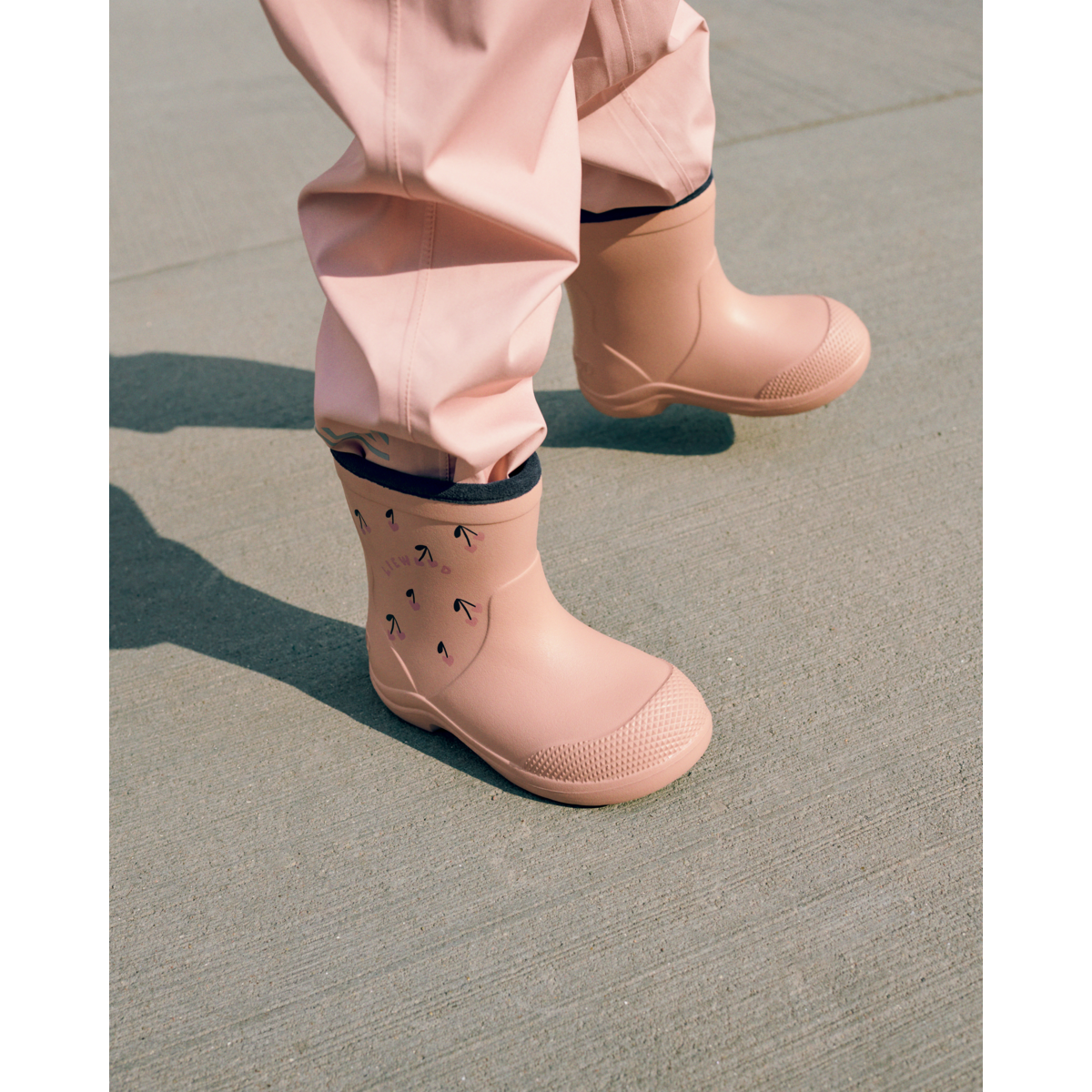 Liewood Aston Rain boots - Cherry Hearts / Pale Tuscany - RAIN BOOTS