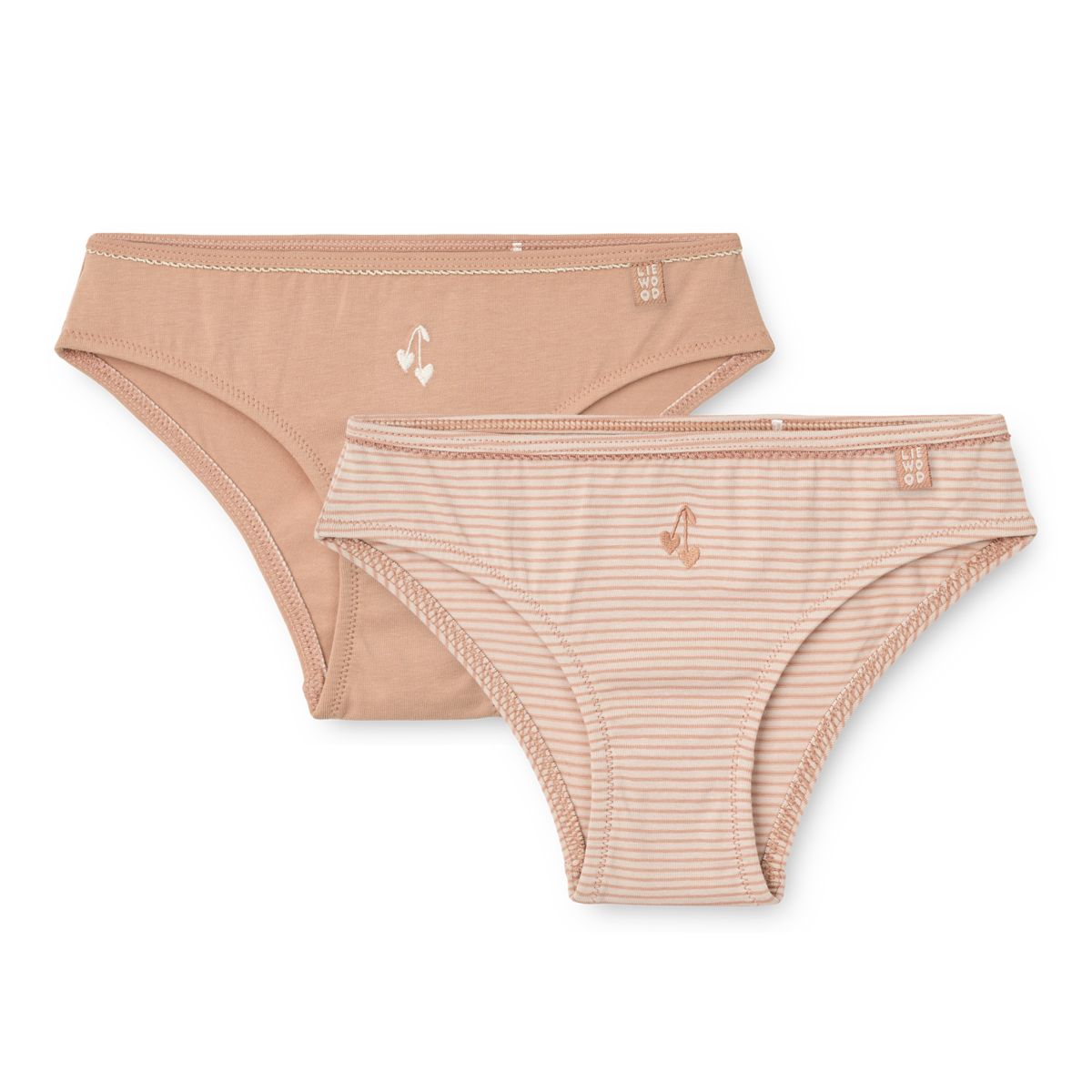 Liewood Aylin Briefs 2-Pack - Stripe /Pale tuscany mix - BRIEFS