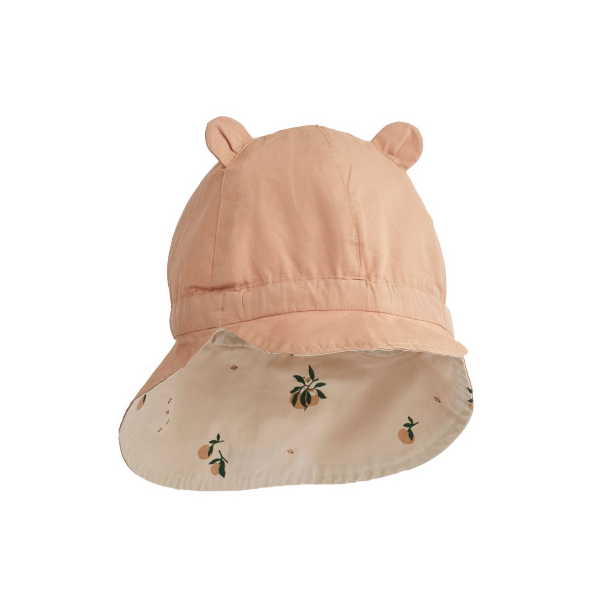 Liewood Gorm Reversible Sun Hat - Peach Seashell / Pale tuscany - HATS/CAP