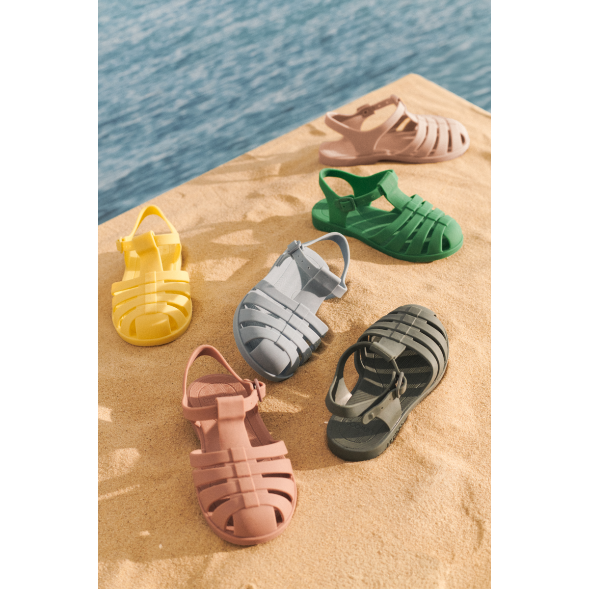 Liewood Bre Beach Sandals - Whale blue - BEACH SANDALS