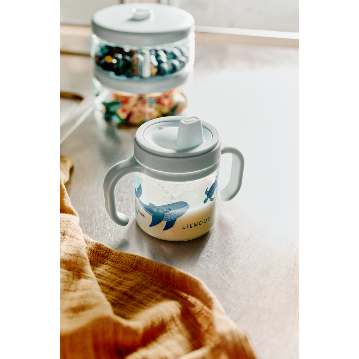 Liewood KYLO Tritan Sippy Cup - Sea creature / Sandy - CUP