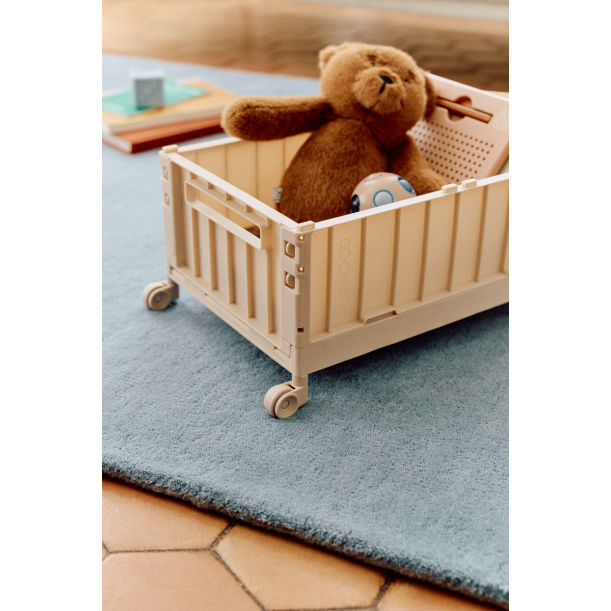 Liewood WESTON Medium Storage Box Wheels 1-pack - Sandy - STORAGE SPARE PARTS