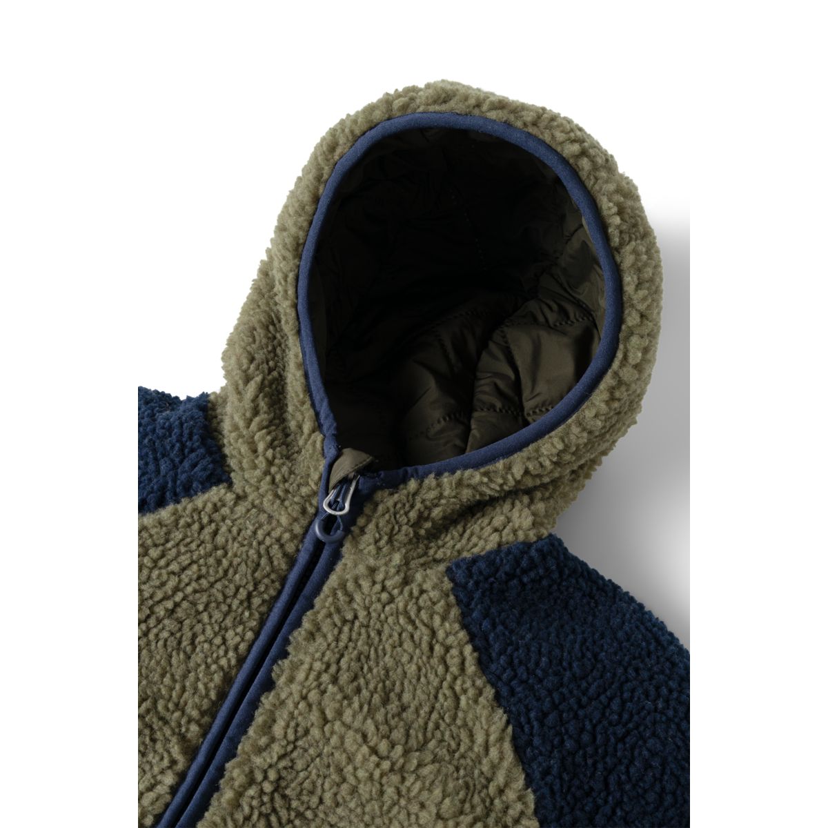 Manteau réversible JACKSON - Army brown / Classic navy