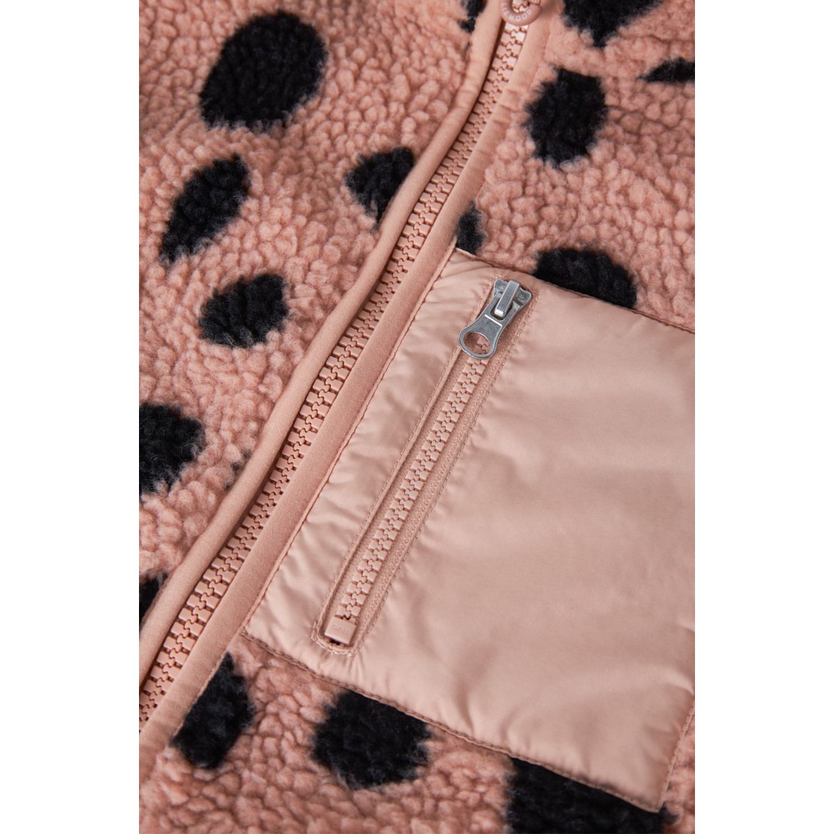 Liewood NELSON Pile Jacket For Adults - Mega leo spot / Pale tuscany - JACKET