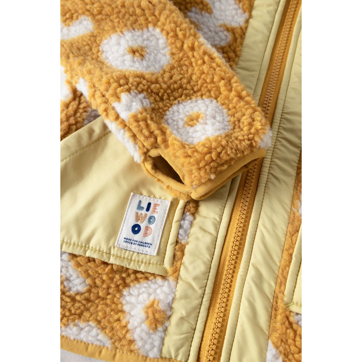 Liewood NOAM Pile Jacket - Letters / Yuzu - JACKET