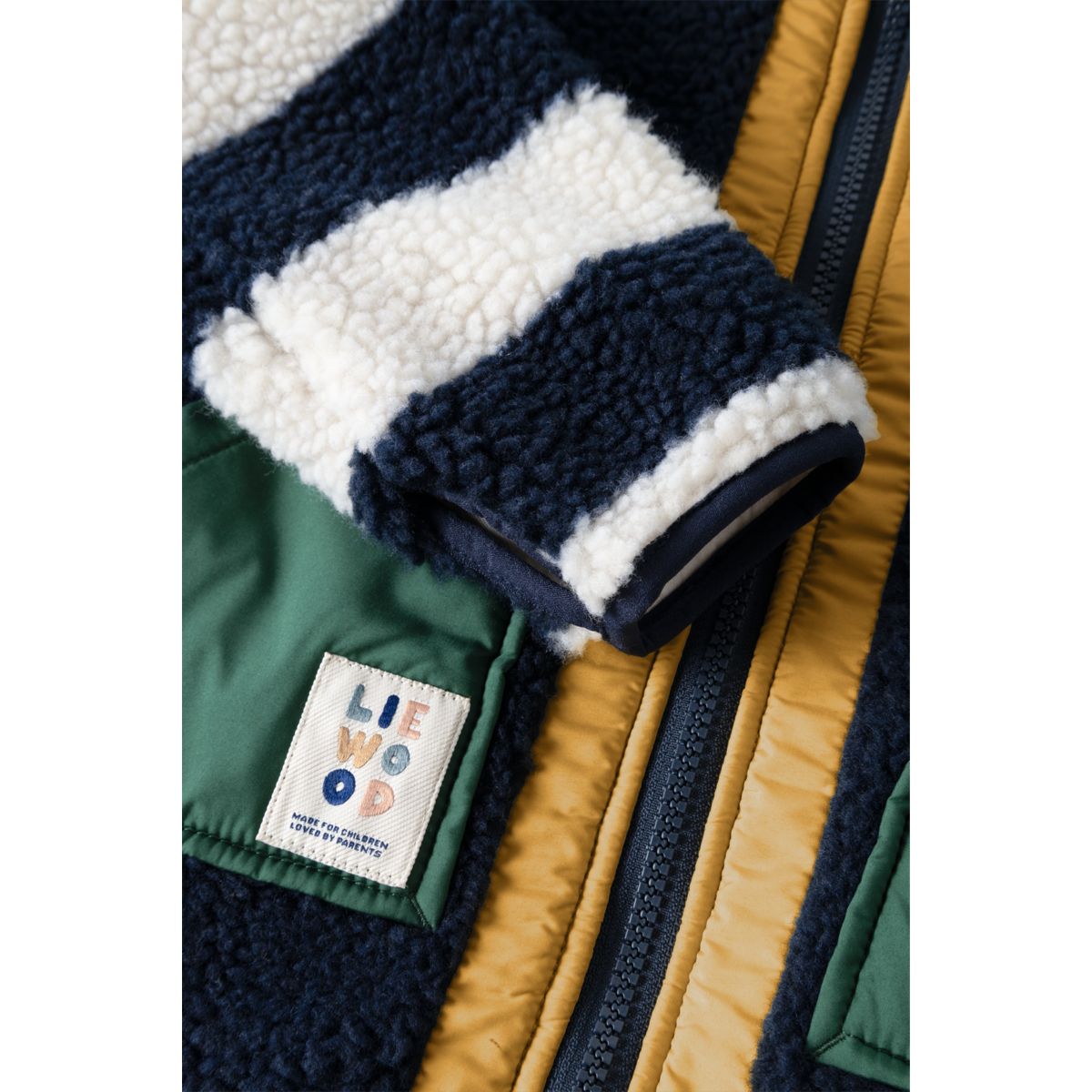 Liewood NOAM Pile Jacket - Classic navy multi mix - JACKET