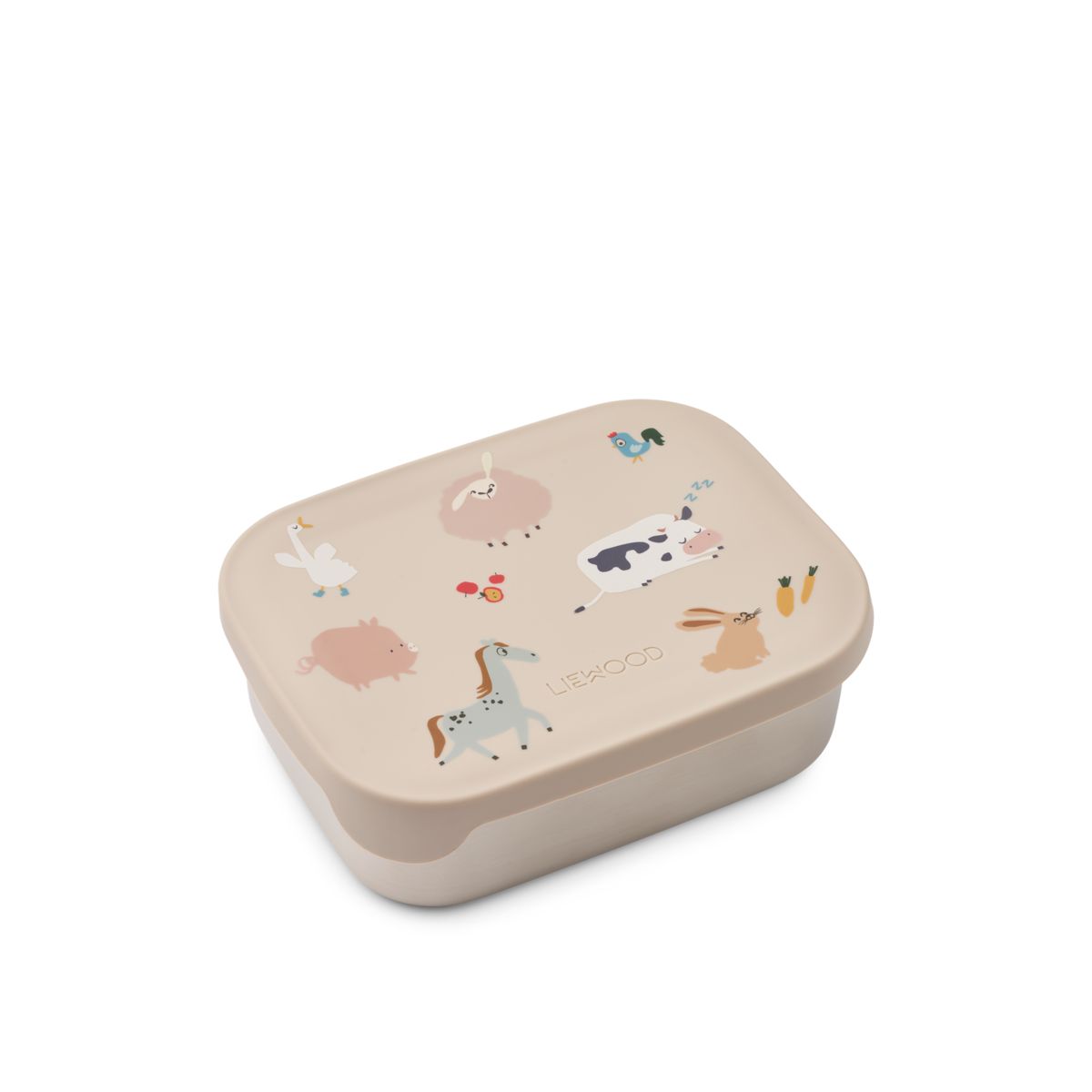 Liewood ARTHUR Steel Lunchbox - Farmlife / Sandy - LUNCHBOX
