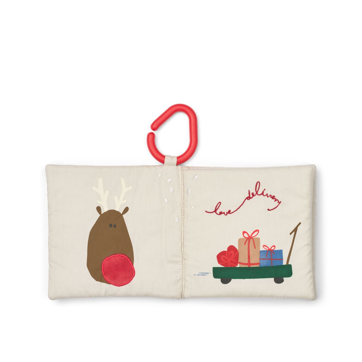 Liewood FEY Soft Book - Festive / Sandy - FABRIC BOOK