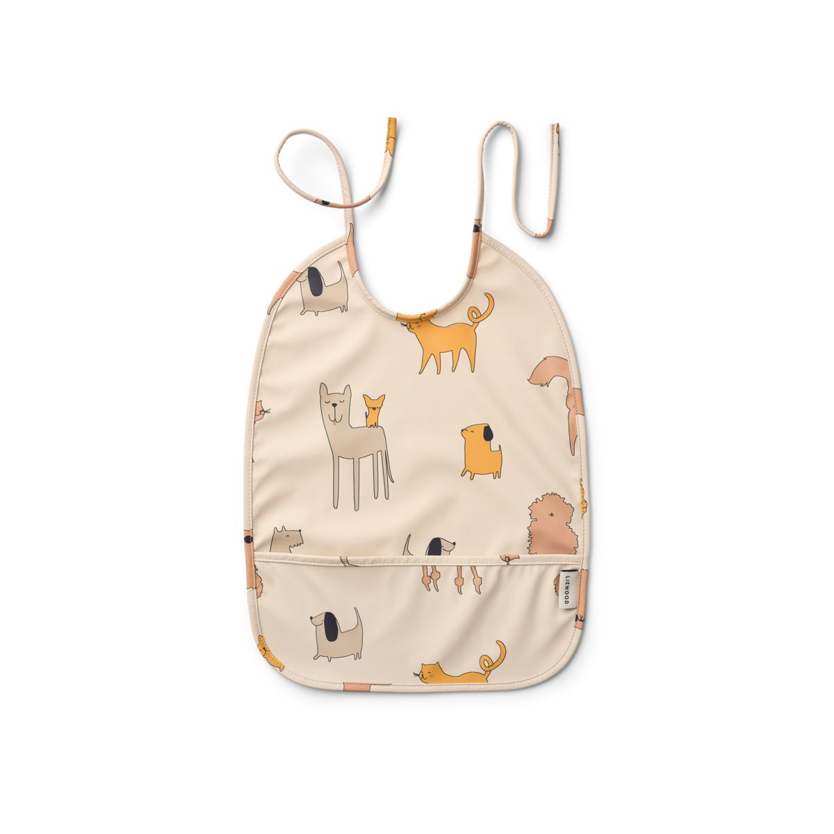 Liewood Lai Bib - Cats and Dogs / Sandy - BIB