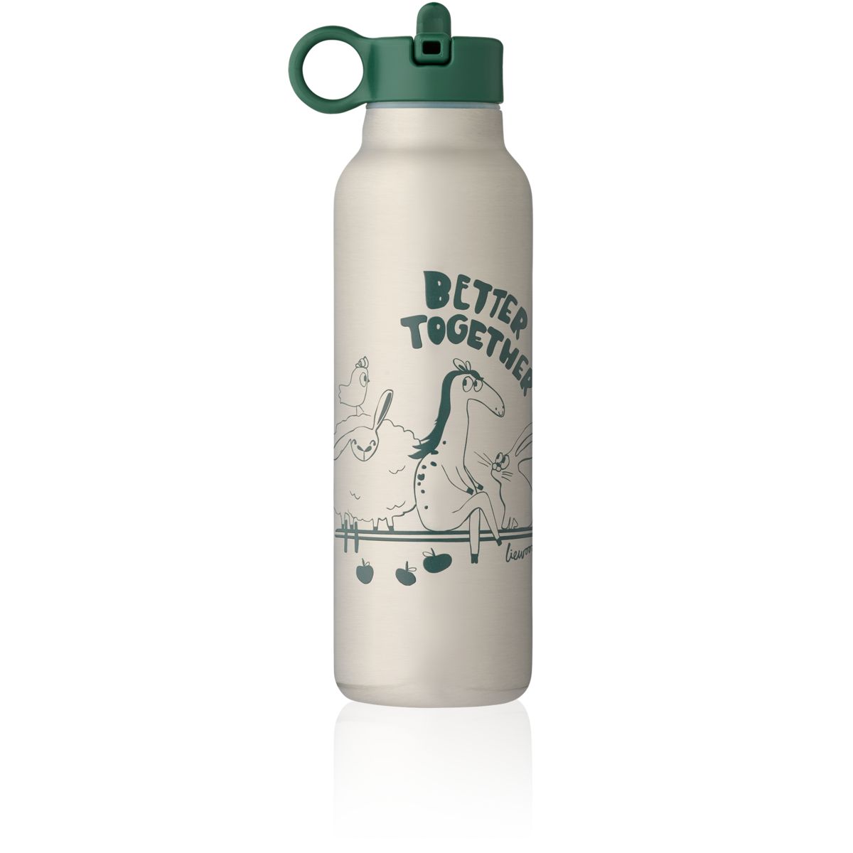 Liewood FALK Water Bottle 500 ml - Farm/Dove Blue - WATER BOTTLE
