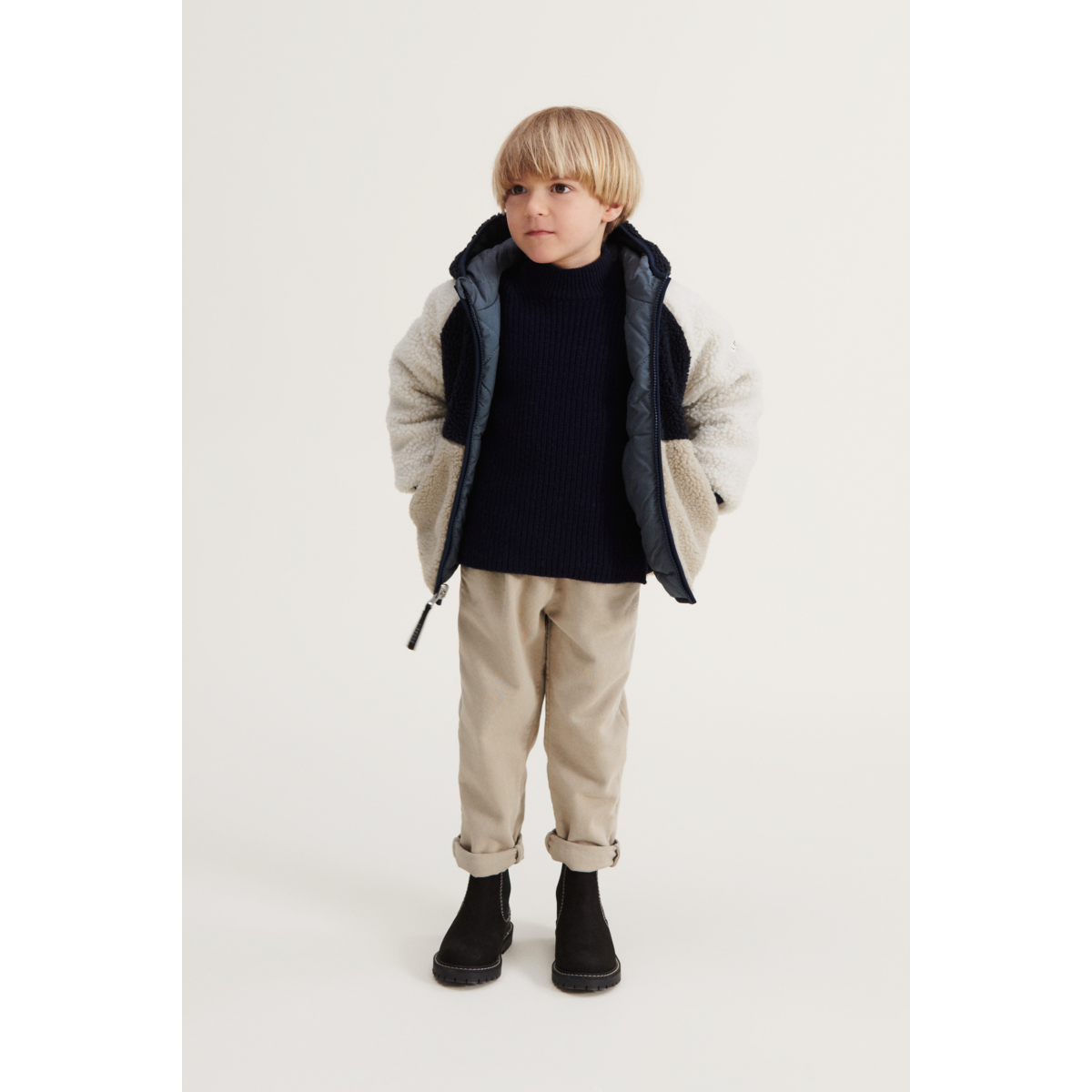 Liewood Jackson Reversible Jacket - Whale blue multi mix - JACKET