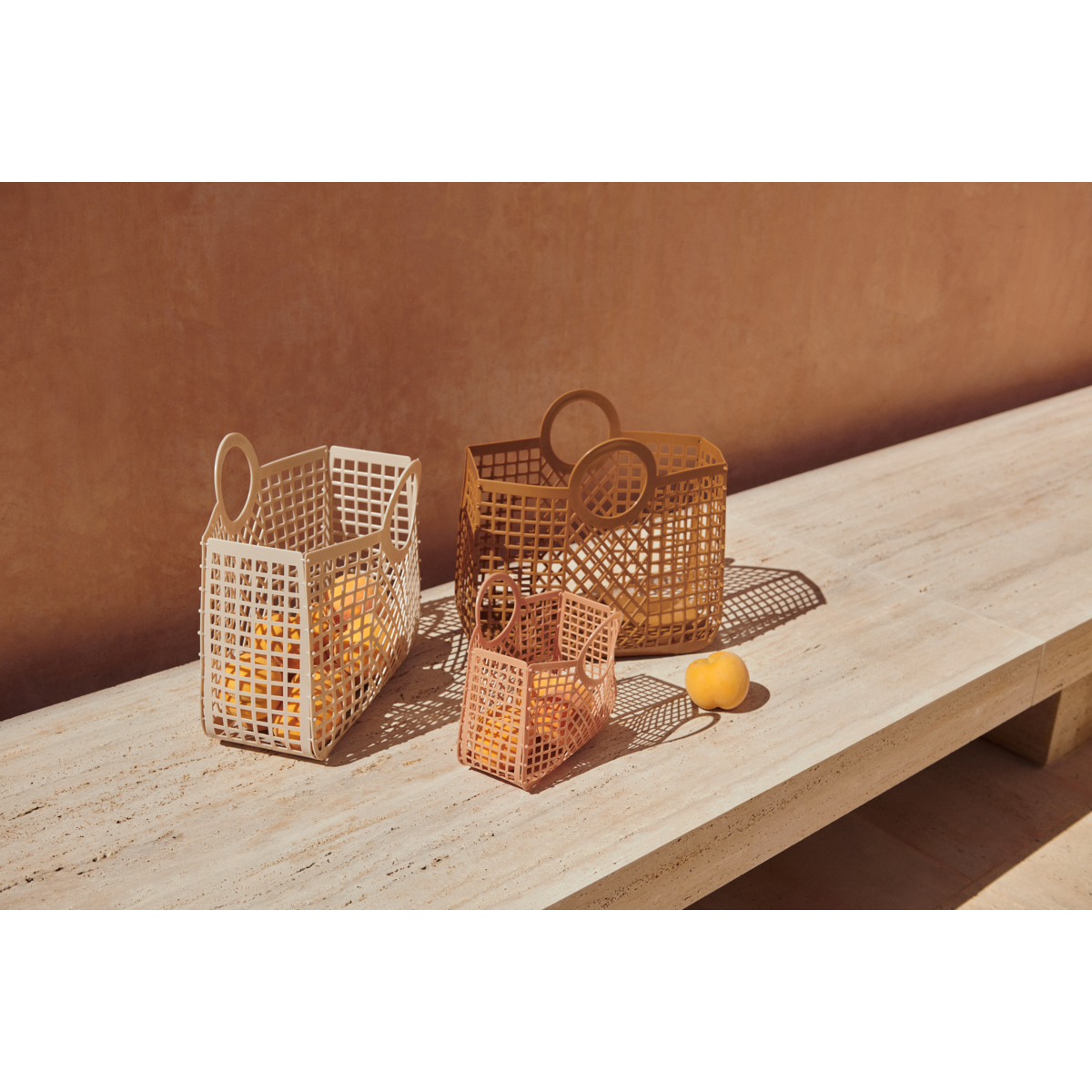 Liewood Bloom Basket - Sandy - BASKET BAG