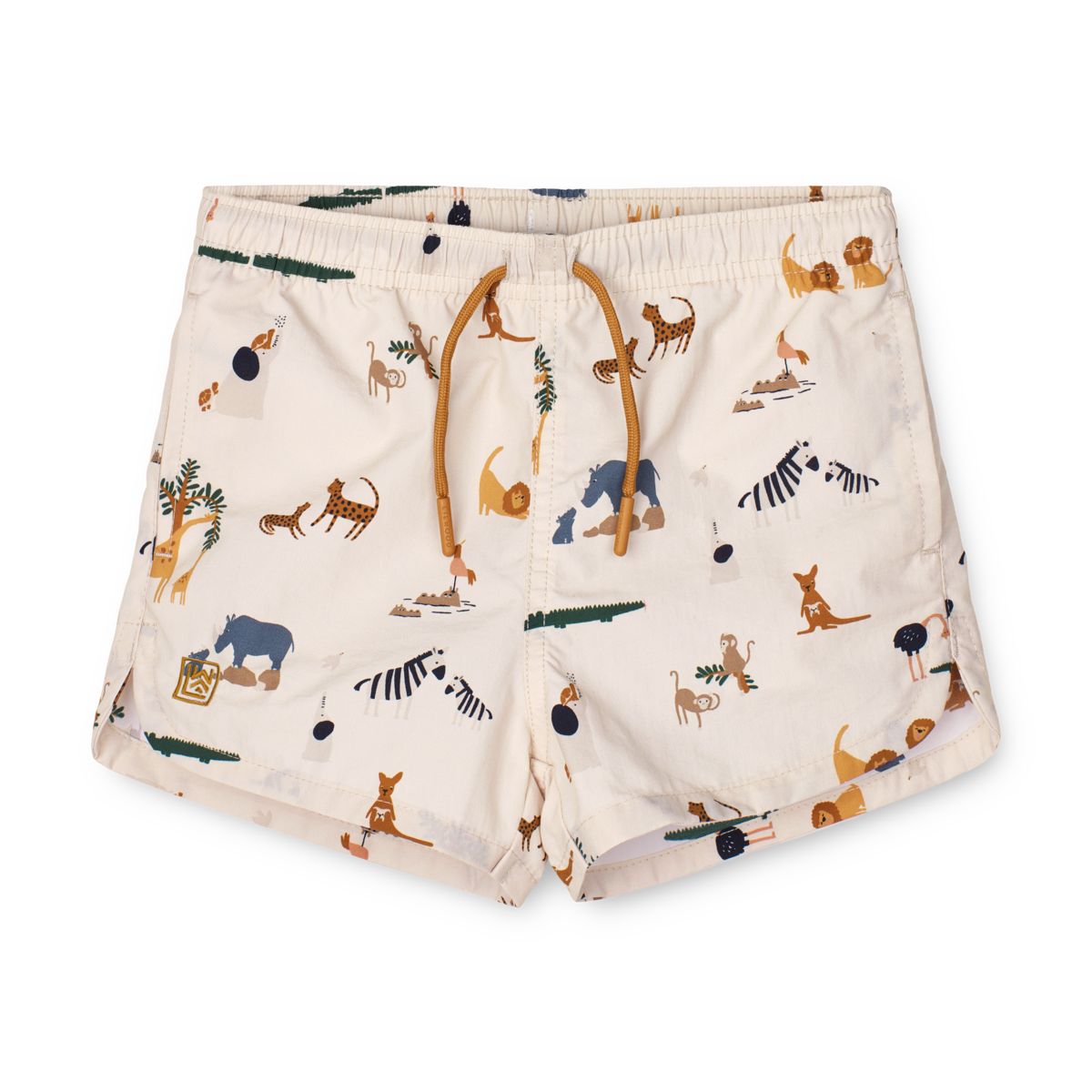 Liewood aiden printed board shorts - All together / Sandy - BOARD SHORTS
