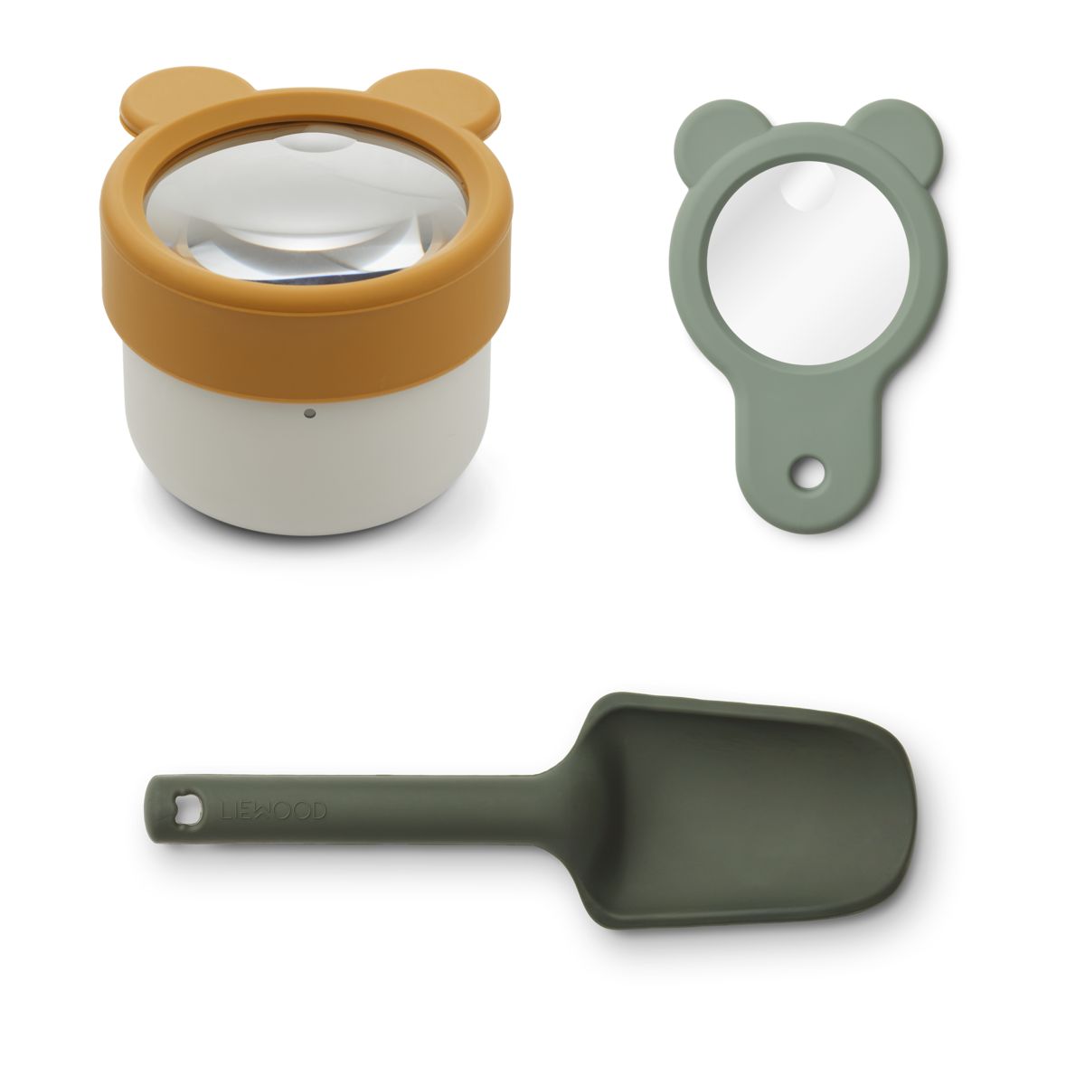 Liewood Bessie exploration set - Hunter green multi mix - GARDEN TOOLS