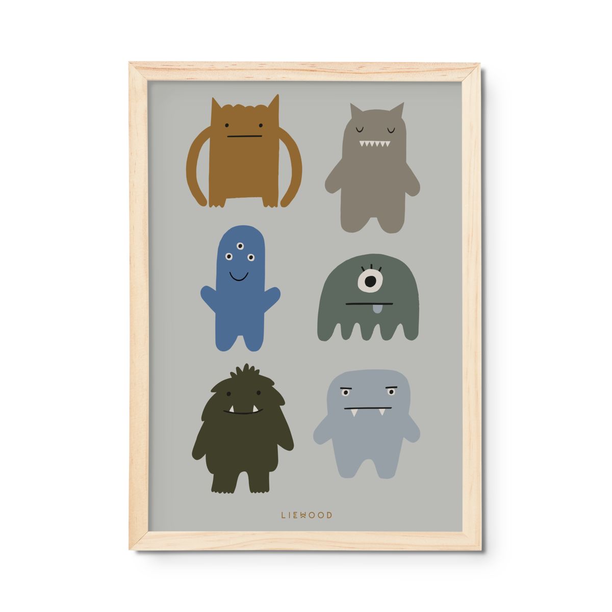Liewood Beverly poster - Monster / Mist - POSTER