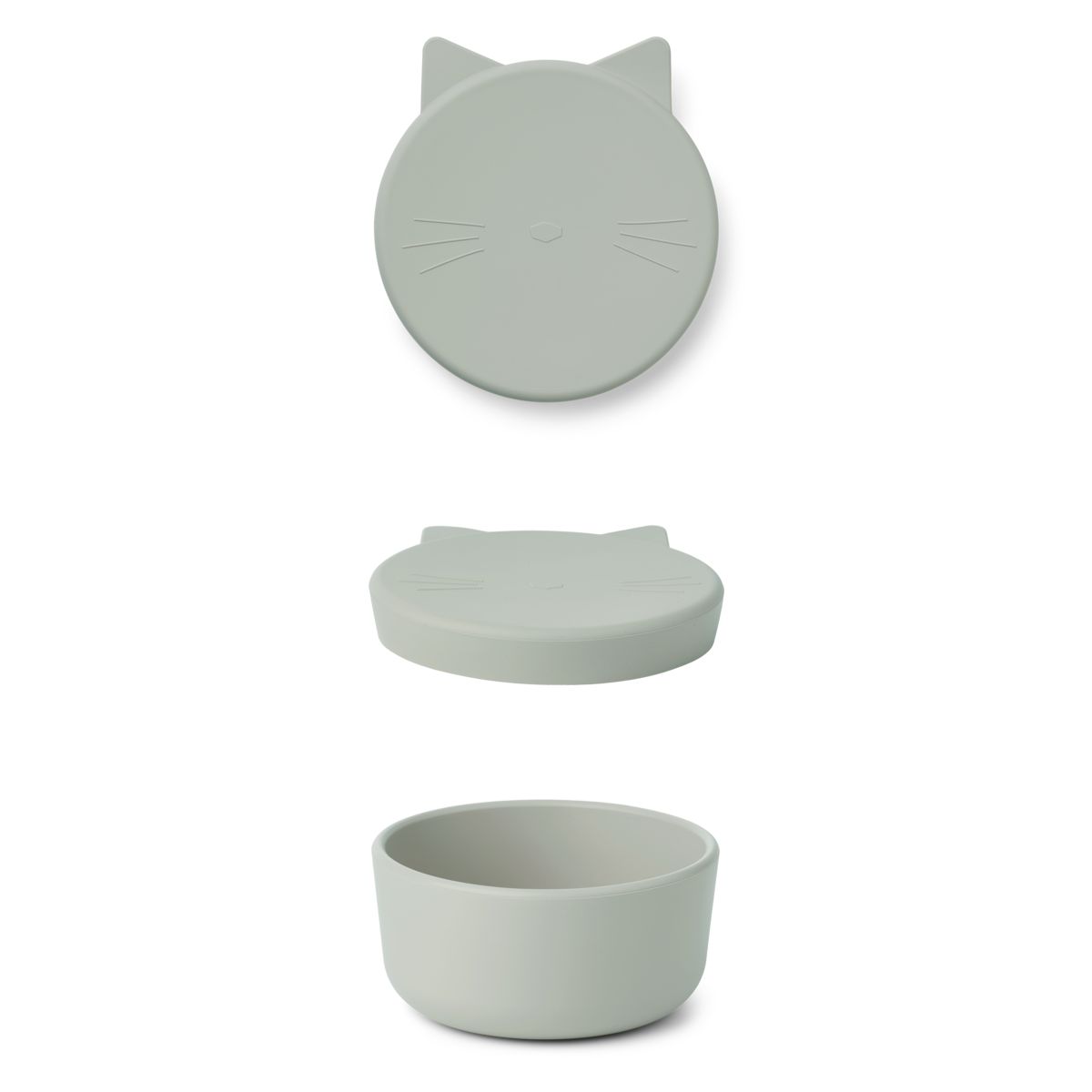 Liewood Cornelius Snack Box Medium - cat dove blue - SNACKBOX