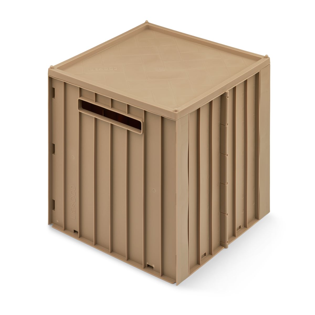 Liewood Elijah Storage Box with Lid - Oat - STORAGE BOX