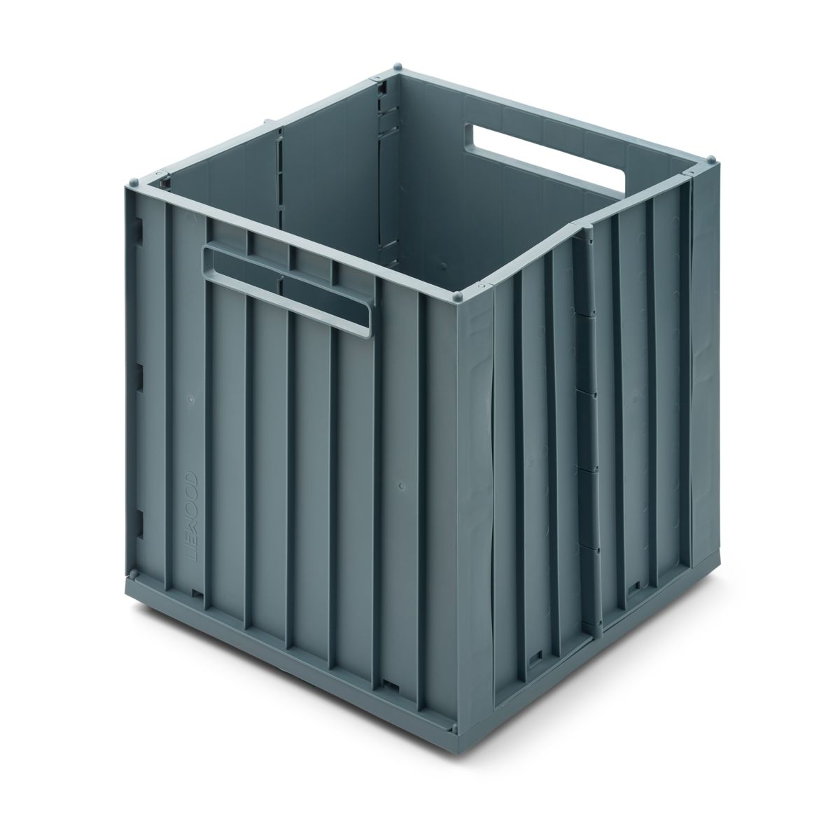 Liewood Elijah Storage Box with Lid - Whale blue - STORAGE BOX
