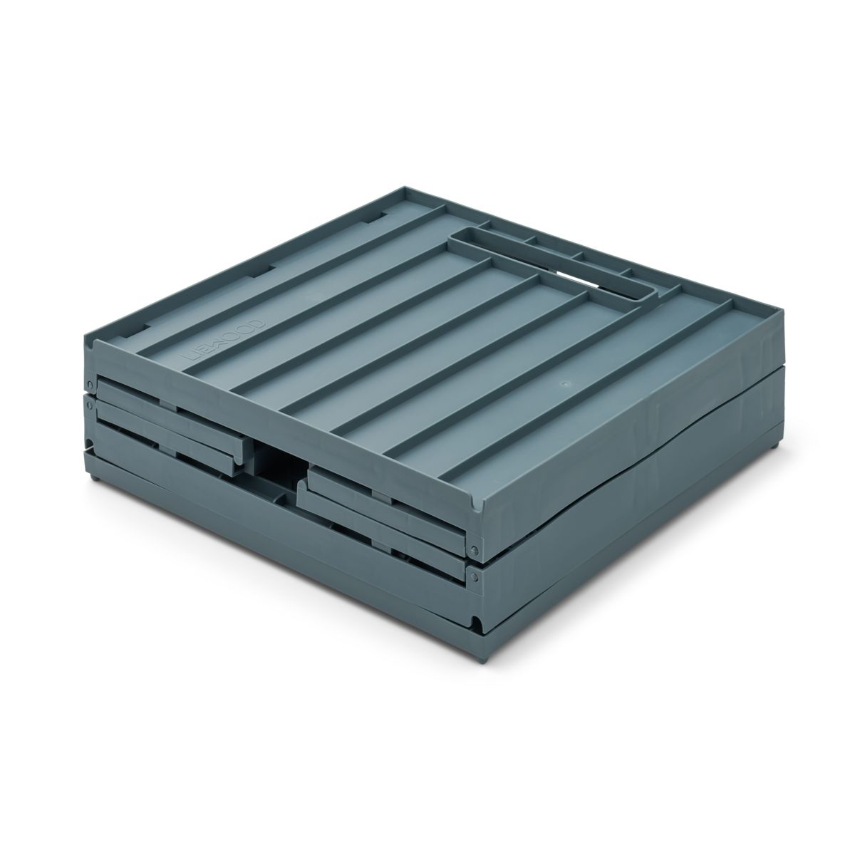 Liewood Elijah Storage Box with Lid - Whale blue - STORAGE BOX