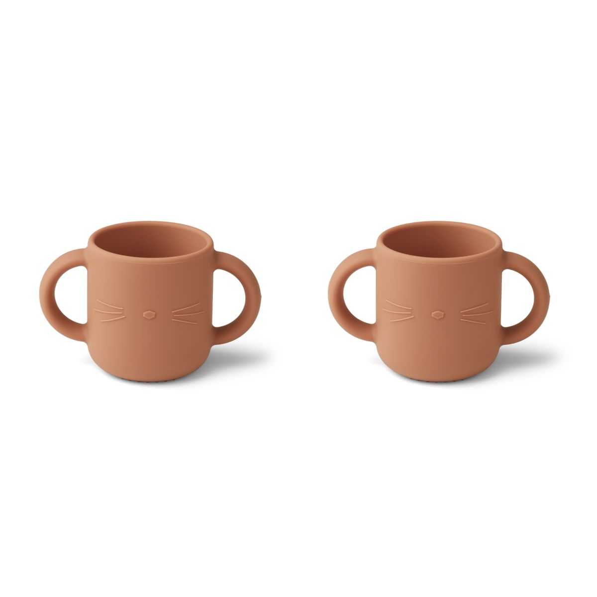 Liewood Gene cup 2-pack - Cat / Tuscany rose - CUP