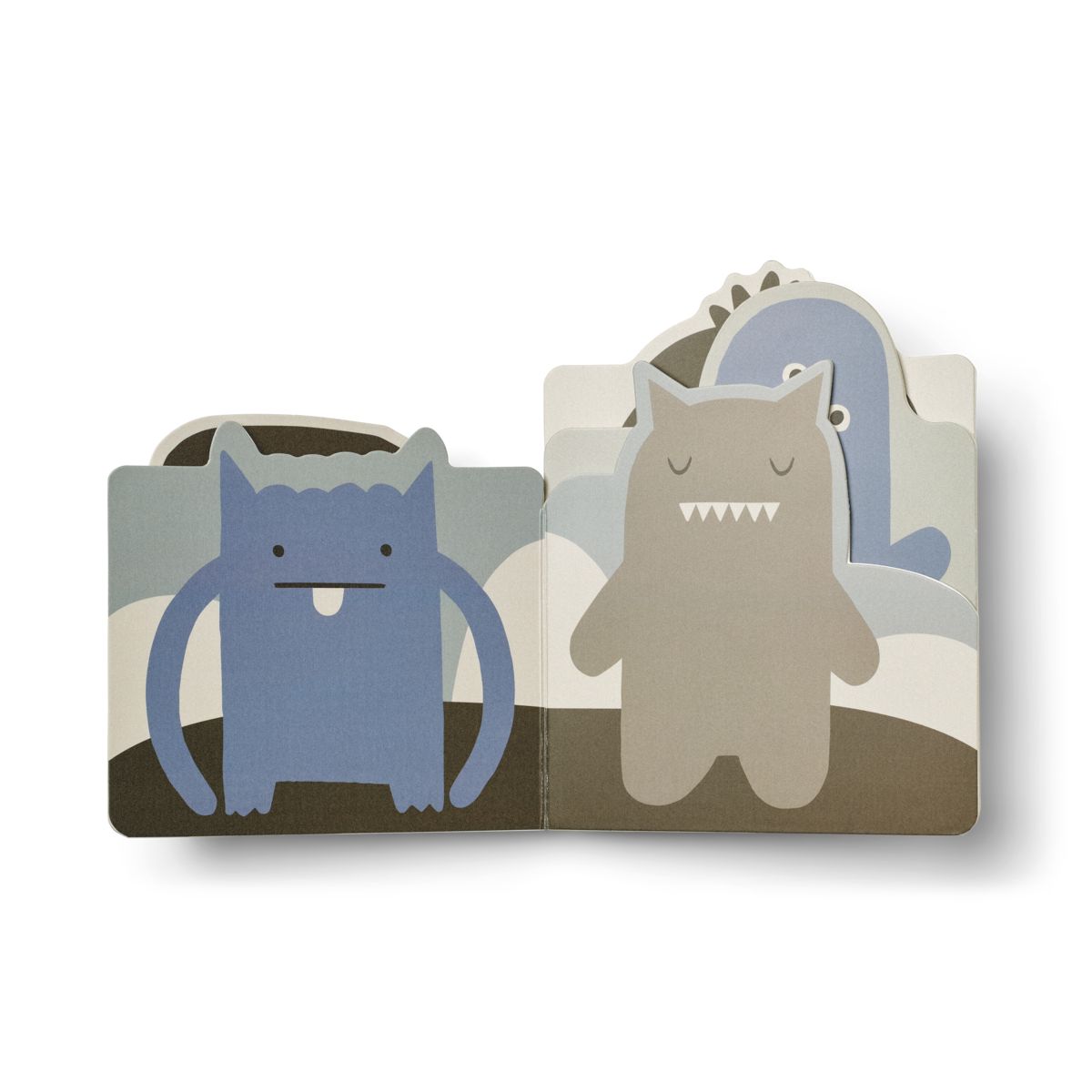 Liewood Jade special shape book - Monster / Mist - BABY BOOK
